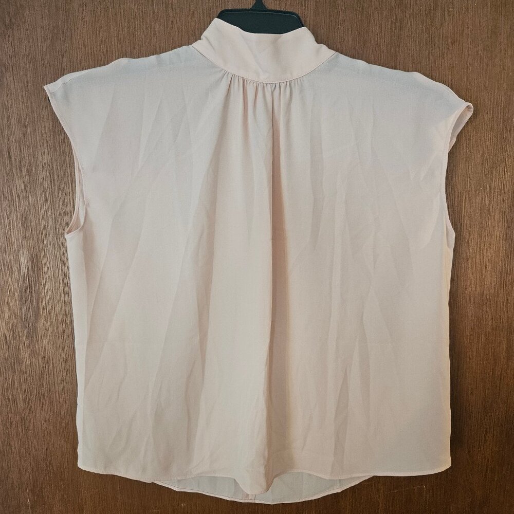 Worthington pink sleeveless turtleneck top